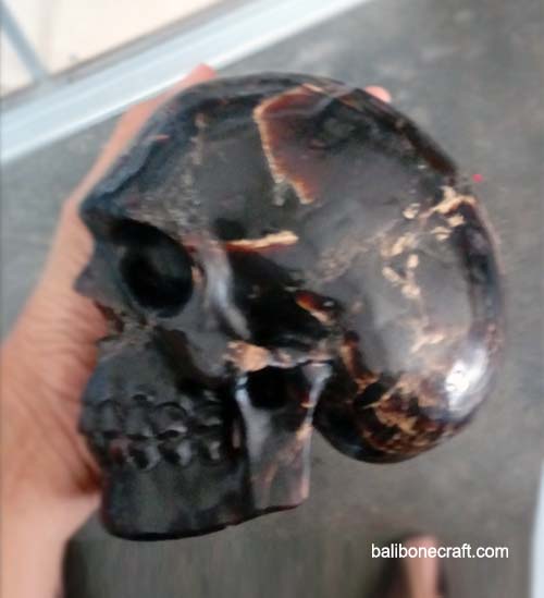 carving of amber produced by Bali Bone Craft